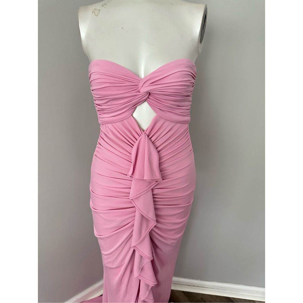 Cinq à Sept Jenna Strapless Ruffled Gown SIZE 2 - Picture 8 of 13
